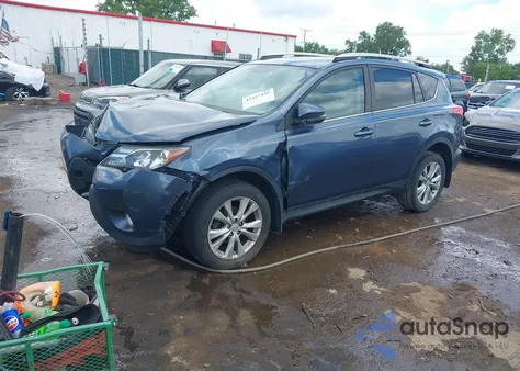 2013 Toyota Rav4 Limited из США, поврежденный, VIN 2T3DFREV3DW056900